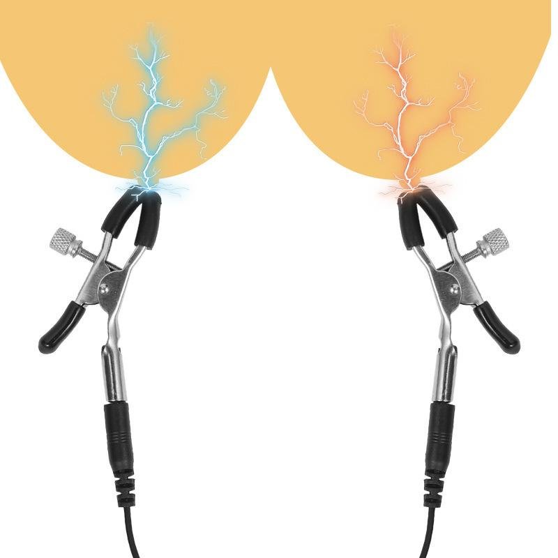 TB-E231A Nipple clamp with electro-conductive silicone touch points