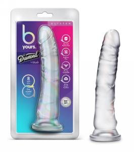 Diamond Glisten Clear Dildo