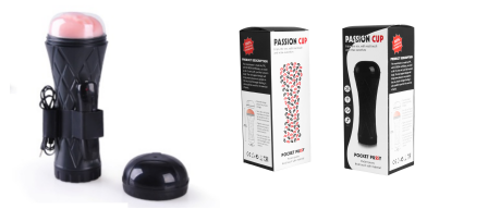 Vibrating Masturbator Cup (Vagina, Mouth, Anal) - Pocket