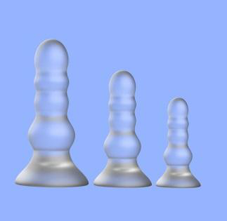 Transparent TPE Dildo (Medium)