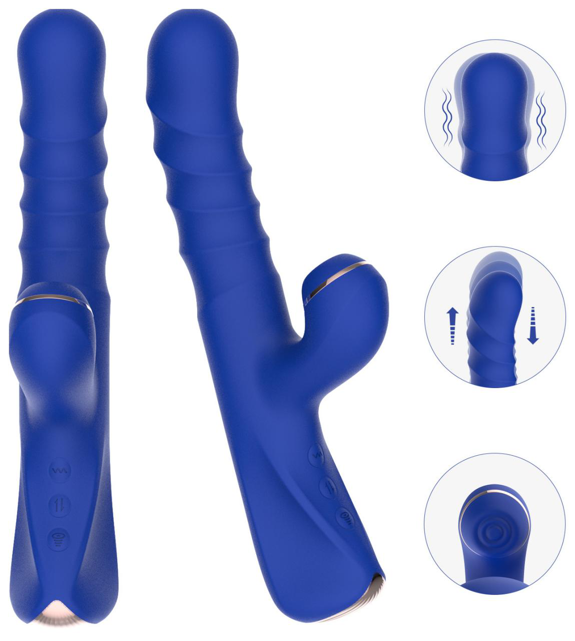 Tapping & Thrusting Rabbit Vibrator — Vivian