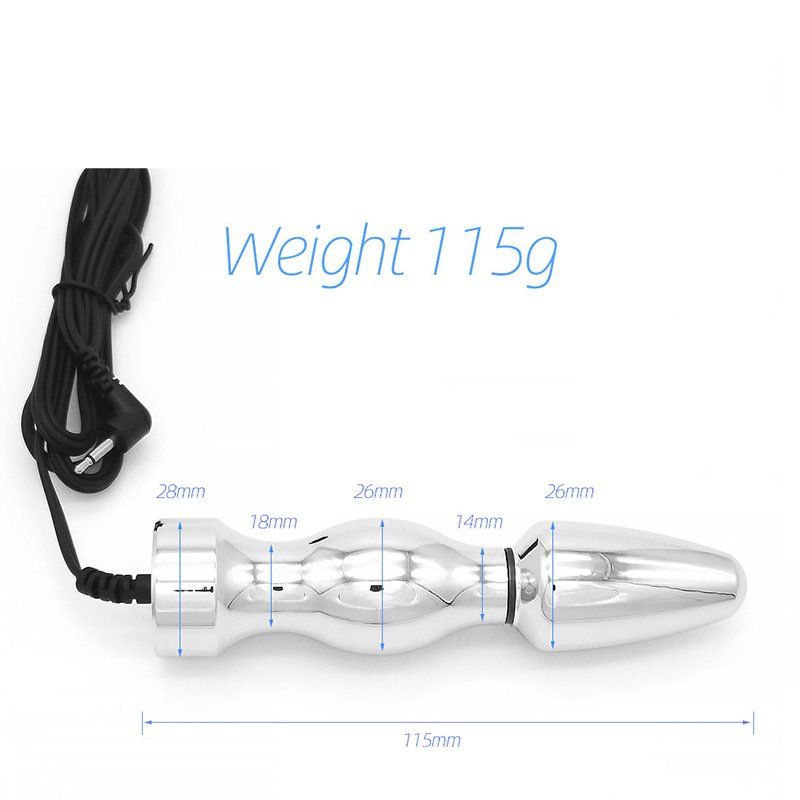 TB-E255 electro-conductive stainles steel anal plug