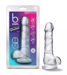 Diamond Quartz Clear Dildo