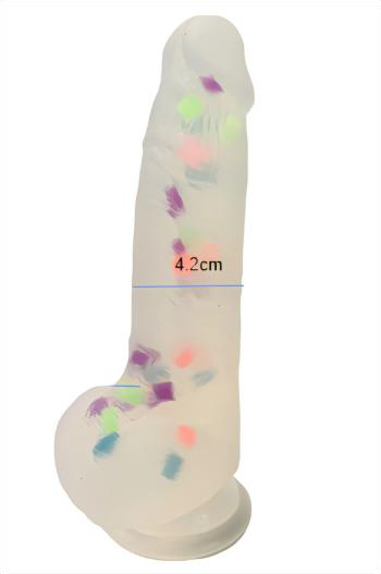 19.5cm Liquid Silicone Dildo with Realistic Veins