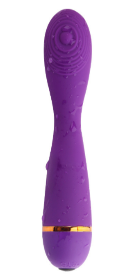 Silky Silicone Vibrator with Slap Function - Vibrators