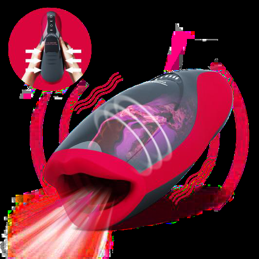 Squeeze Suction Vibrator with Warming and Voice