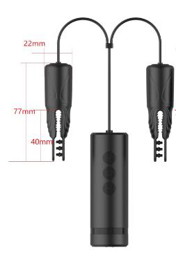 Silicone Vibrator — 7.7cm*2.2cm
