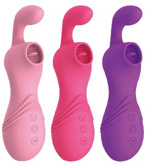 Fairy Tail Tongue Licking Vibrator - Suction