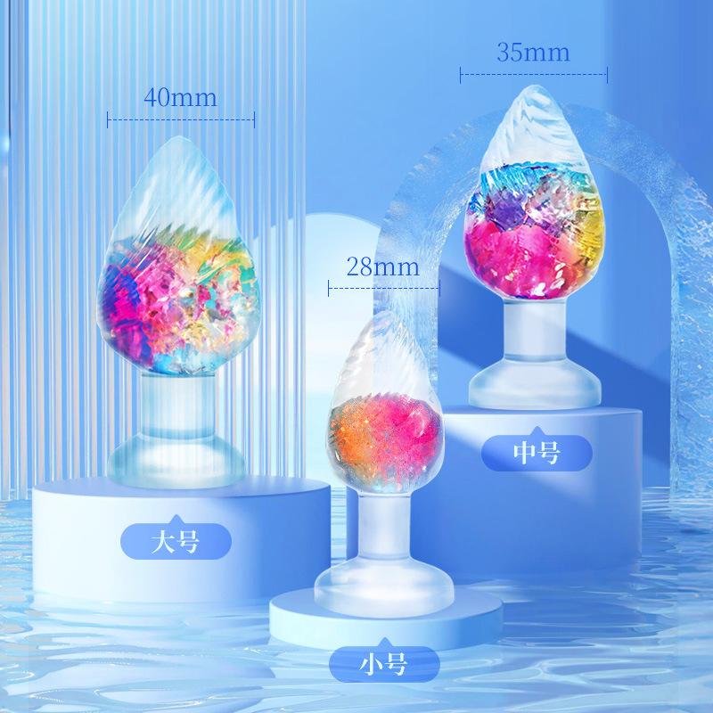 TB-A132 Infatable Anal Plug 3-beads