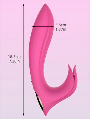 Dual Motor Vibrator 18.5cm