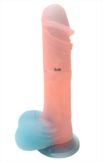 22cm Liquid Silicone Dildo Luminous Edition