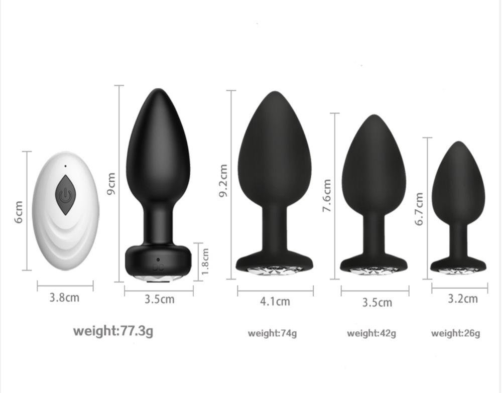 StealthVibe Mini Vibrating Metal Anal Plug With Wireless Control