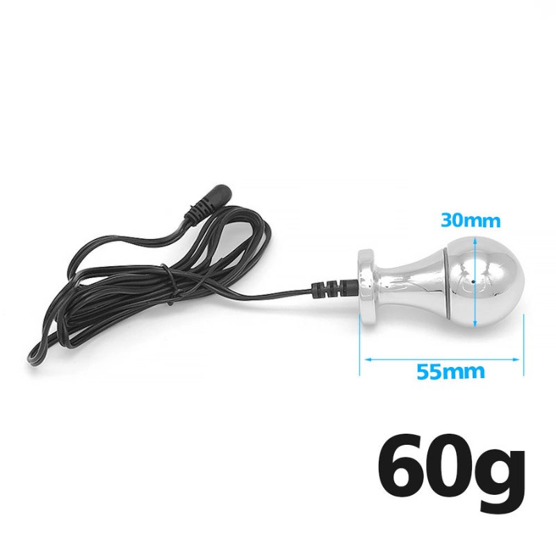 TB-E253 electro-conductive stainles steel anal plug