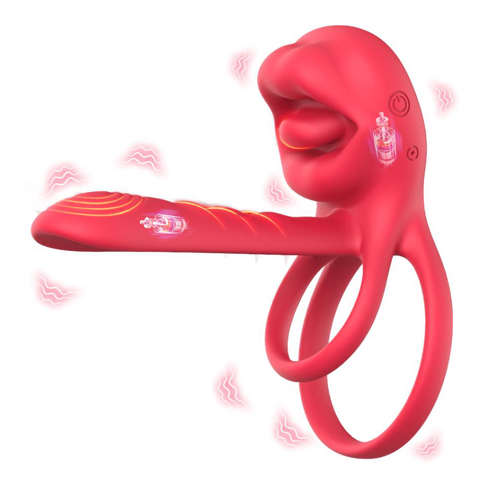 Dual Motor Licker Vibrator with Remote Control