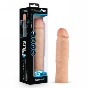 2 Inch Silicone Penis Extender - Beige
