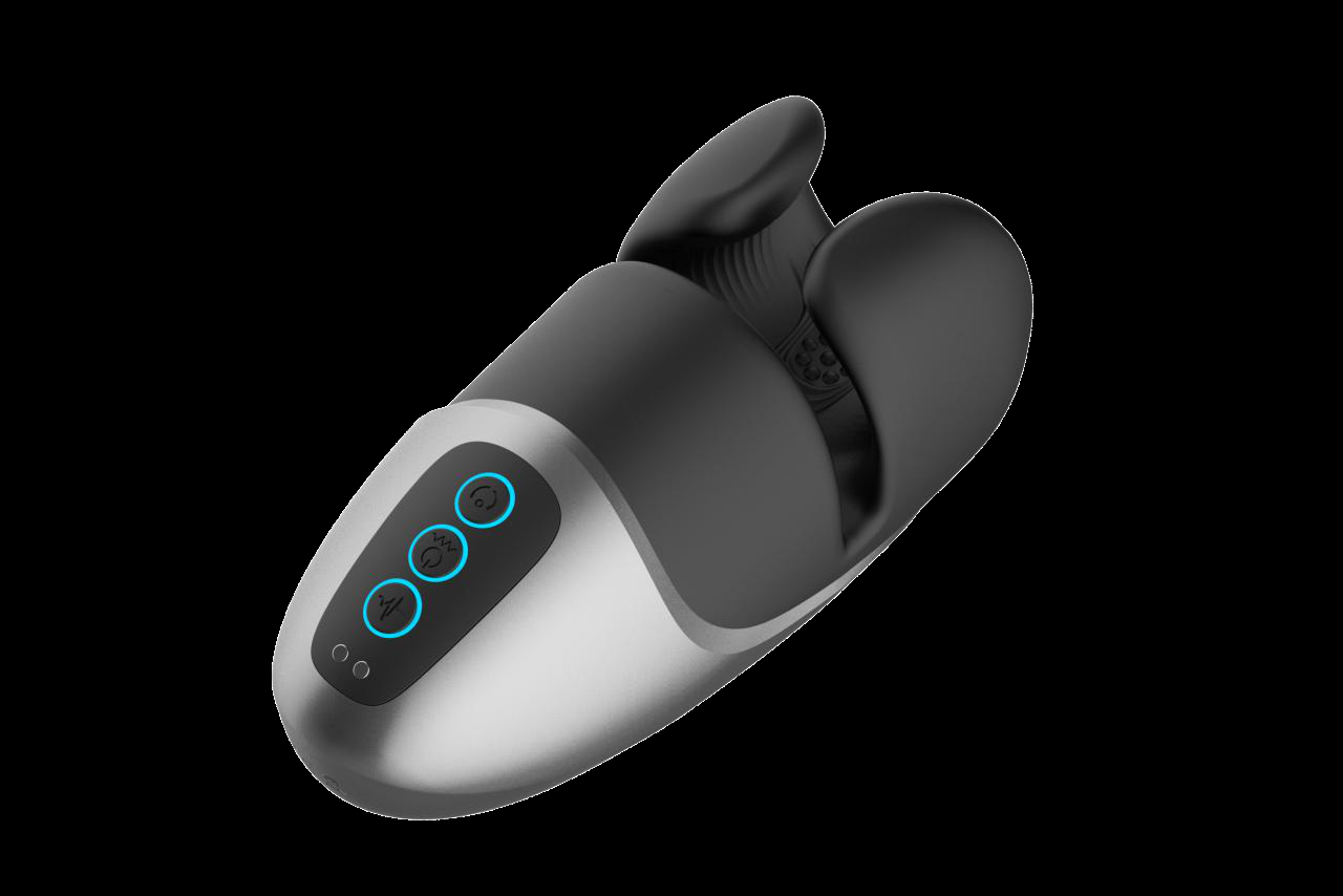 Bullet-shaped clamp vibrating cup