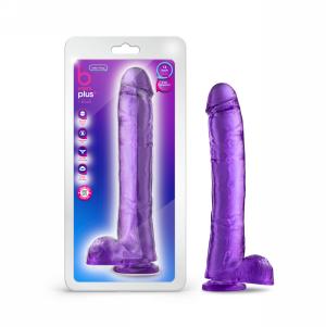 Plus Hefty n' Hung Purple Dildo