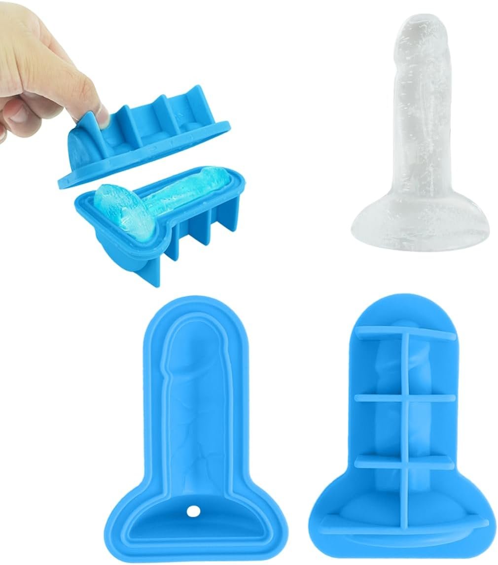 TB-FUN004 Mold for Dildo Shape Ice Cube