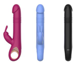 Ten-Frequency Dual Motor Telescopic Vibrator