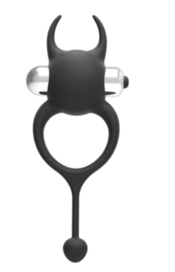 Silicone Prostate Massager with Vibration - Cock Rings