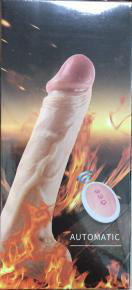 Heating Creep Vibrating Dildo - Realistic