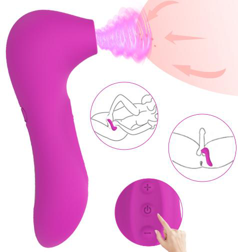 Sucking Vibrator / Air-Pulsating Clitoral Stimulator - Suction