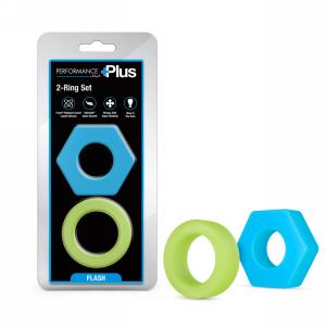 Flash Glow-in-the-Dark 2-Ring Set
