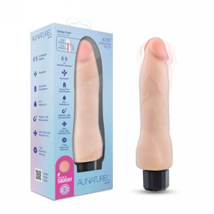Vanilla Ice Vibrating Dildo - Beige — 2