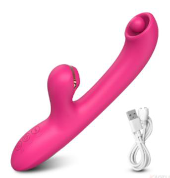 Multi-Mode Vibrator with Rotation and Suction