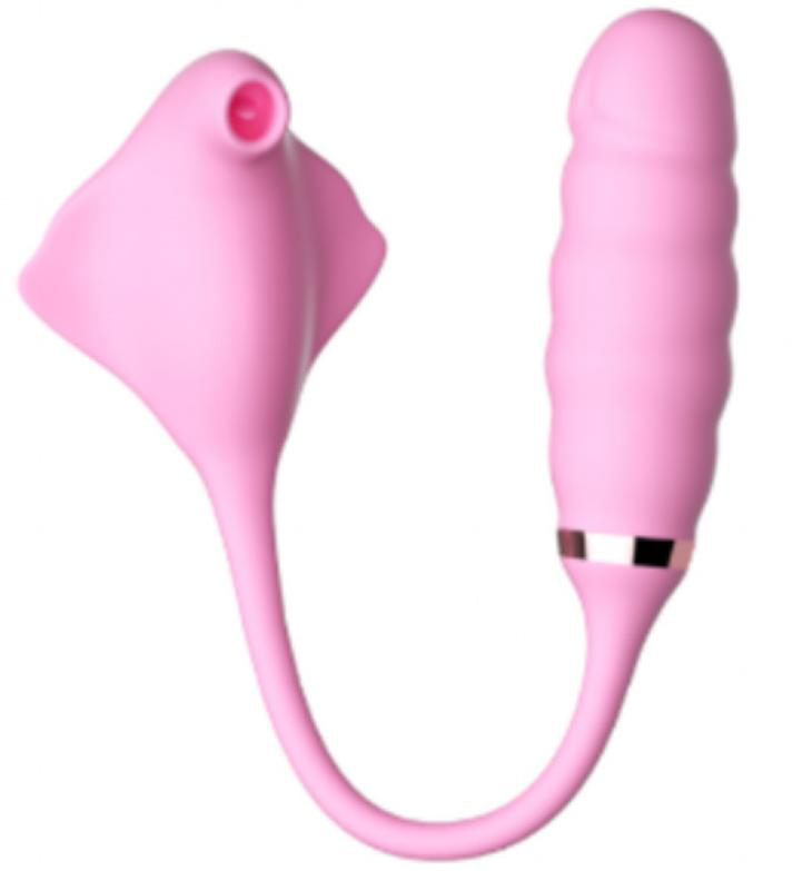 Thrusting Sucking Vibrator