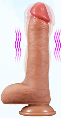 Heating Creep Vibrating Dildo