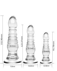 Transparent TPE Dildo (Medium)