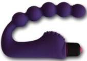 Anal Plug with 10 Vibration Modes (Black, 115x20mm) - Anal beads