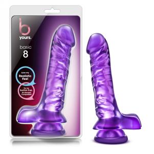 Basic 8 Purple Dildo