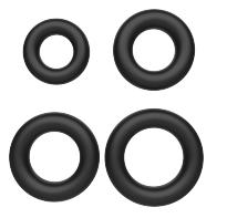 Silicone Butt Plug Set (4 Pieces)