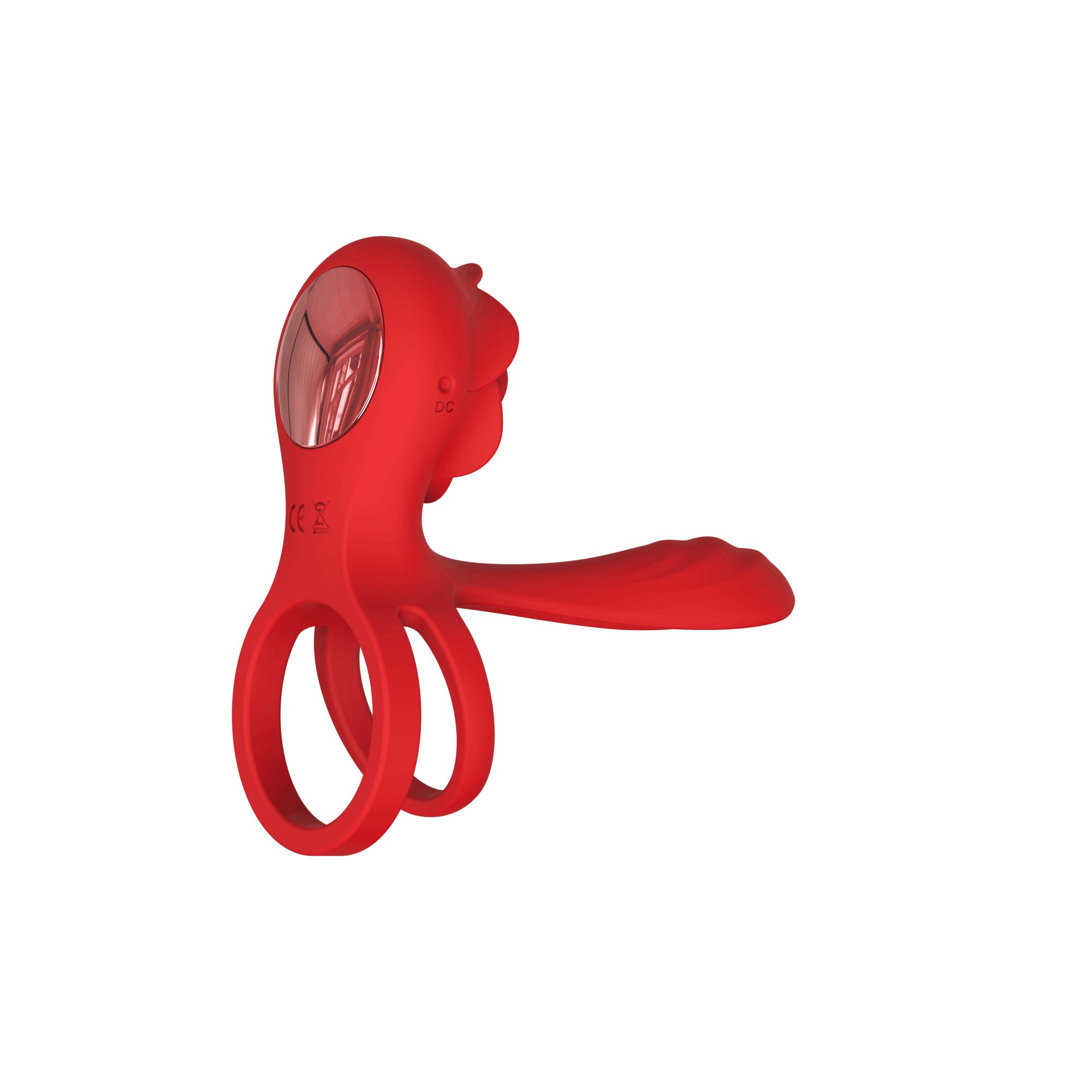 Cock Ring With Rose-shaped Vibrator 2nd Generation