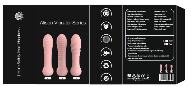 Remote Control Vibrator — HB-1921-A with remote
