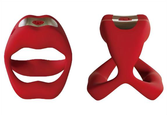 Prostate Stimulator & Cock Ring 7x6.3x6cm Silicone