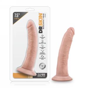 7.5 Inch Cock With Suction Cup - Vanilla