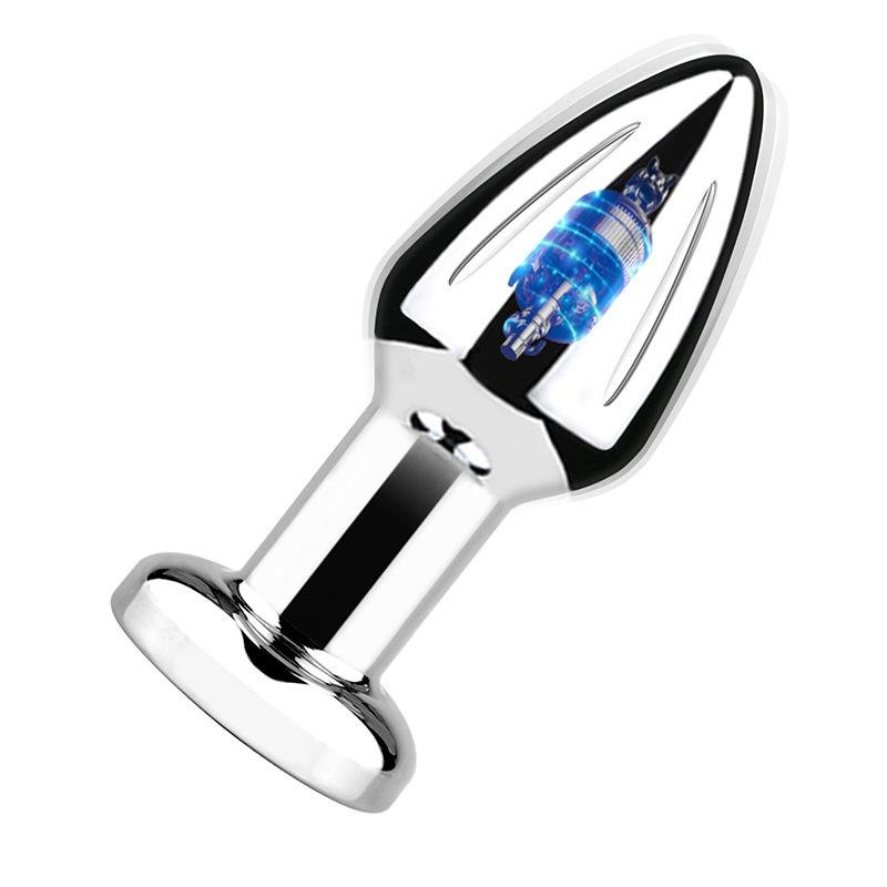 NanoVibe Vibrating Metal Anal Plug With Wireless Control