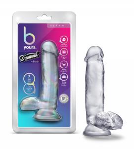 Diamond Gleam Clear Dildo