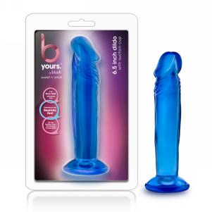 Sweet N' Small 6 Inch Dildo with Suction Cup - Blue