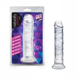 Naturally Yours Gala Glitter Dildo - Sparkling Clear