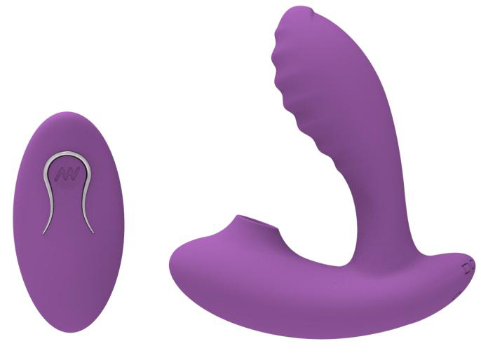Sucking Vibrator with Remote Control
