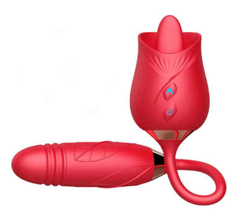 Rose Egg 3 Licking Vibrator - Vibrators