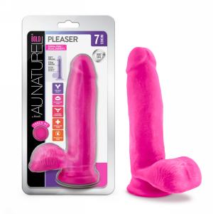 Au Naturel Bold Pleaser 7 Inch Dildo - Pink