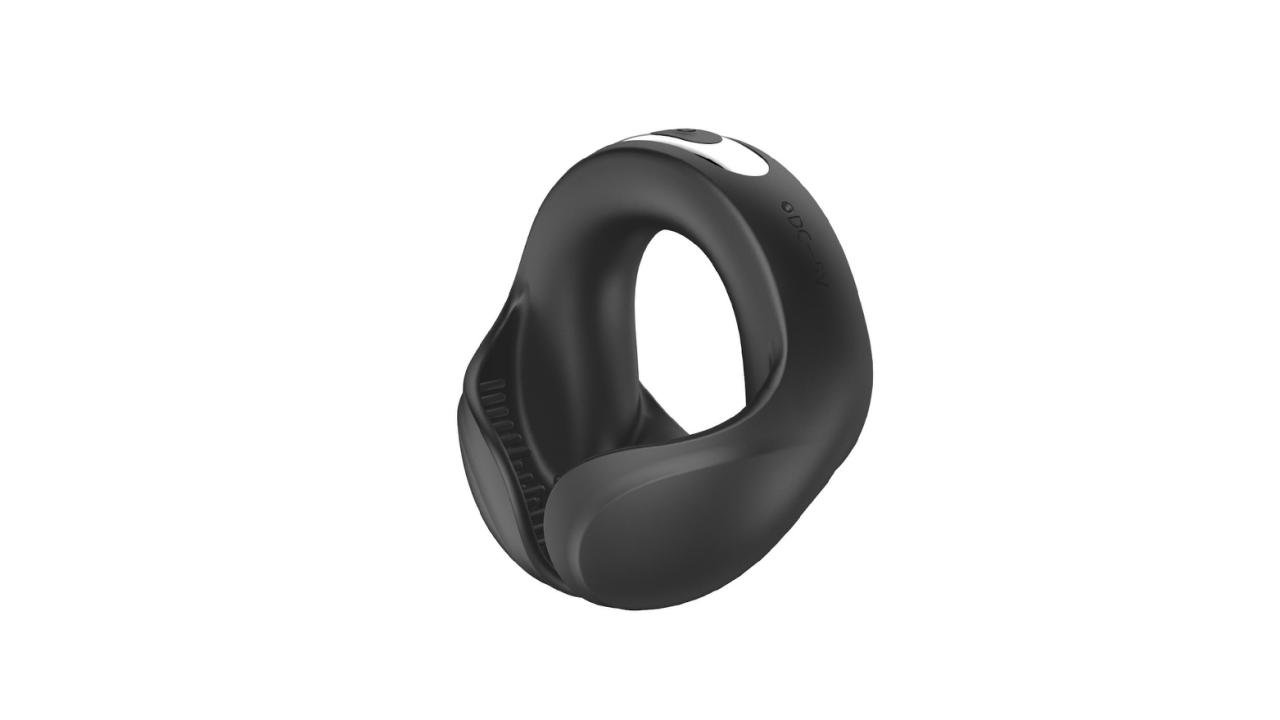 Vibrating ring for testicles (dual motors)