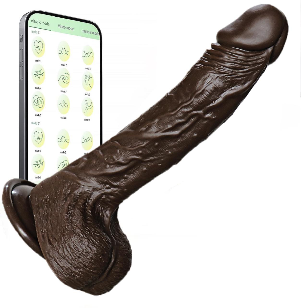 Telescopic Swing Vibrator with Heating