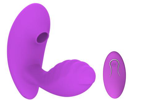Sucking Vibrator with Remote Control
