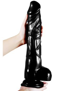 Transparent TPE Dildo 345mm